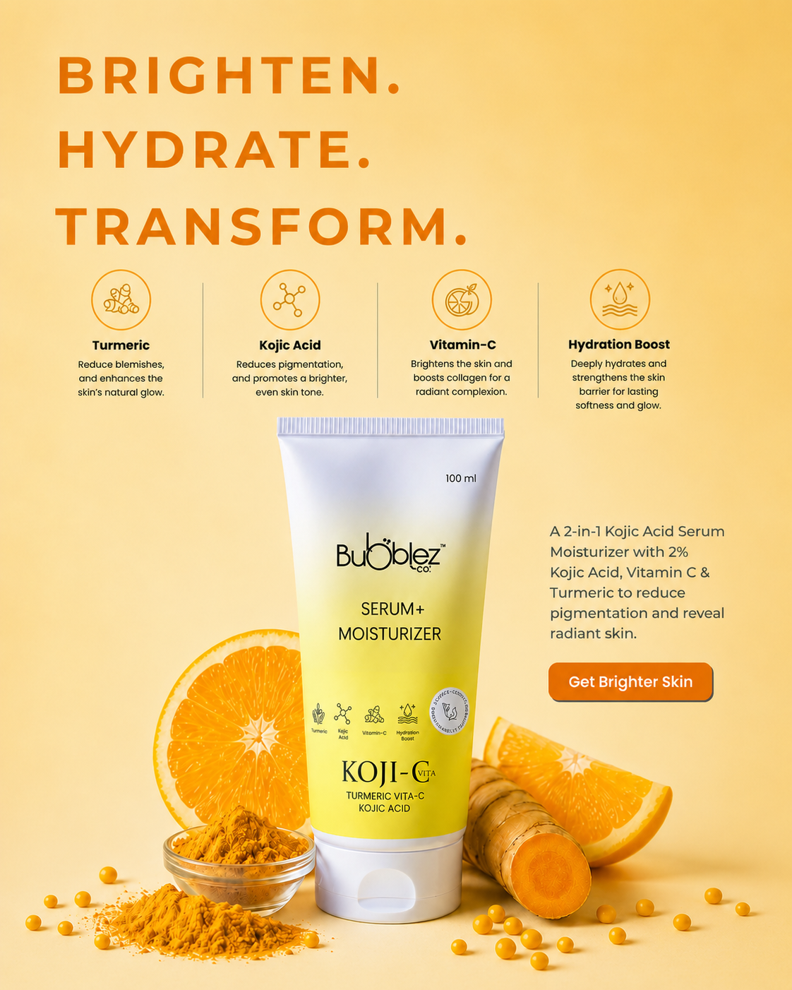 Glow with sun protection
