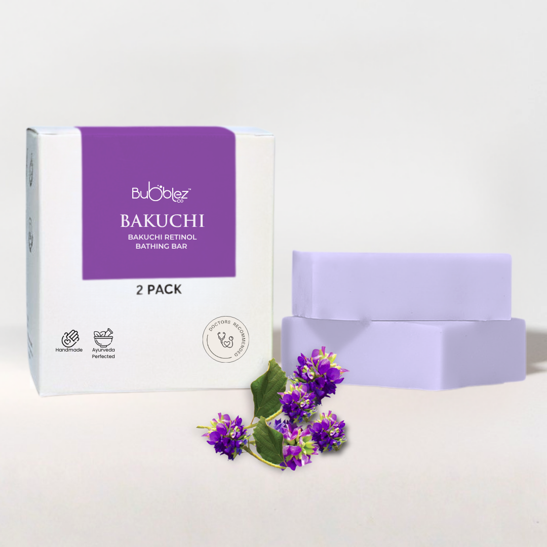 Bakuchi + Retinol Bathing Bar | A modern ayurvedic Anti-Aging Soap for Youthful, Glowing Skin