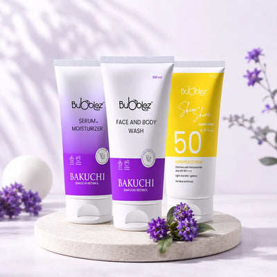Retinol Anti-Aging Trio | 3-Step Skincare Routine to Reduce Fine Lines & Dark Spots Bubblez Cosmetics
