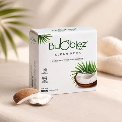 Klean Kera Coconut Bathing Bar | Hydrating Skin Glow Soap by Bubblez Bubblez Cosmetics