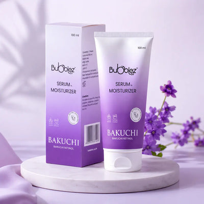 Bakuchi + Retinol Serum Moisturizer | Ayurvedic Retinol Serum for Youthful Skin Bubblez Cosmetics