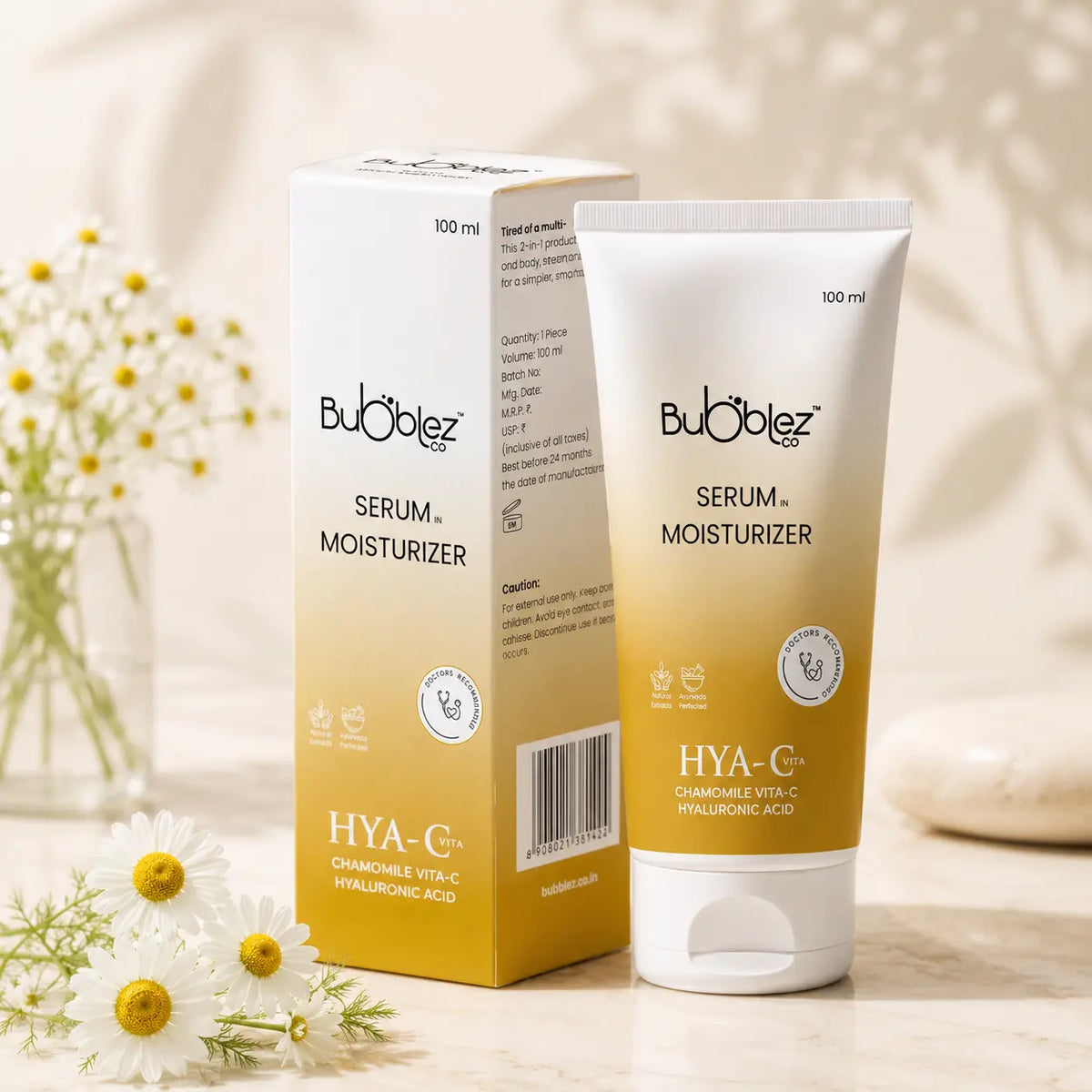 Hyaluronic Acid Serum Moisturizer | Bubblez Hya-C for Radiant, Dewy Skin Bubblez Cosmetics