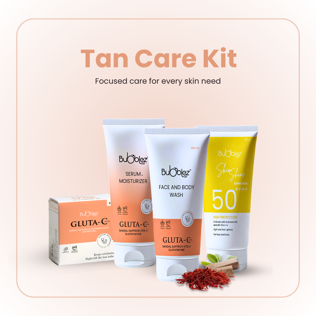 Gluta-C Face & Body Wash (2 in 1) | Glutathione, Sandal & Saffron with Vitamin-C for Tan Removal & Glowing Skin