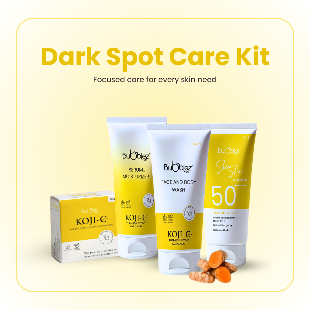 Koji-C Face & Body Wash (2 in 1) | 2% Kojic Acid, Vitamin-C & Turmeric Cleanser for Pigmentation & Bright Skin