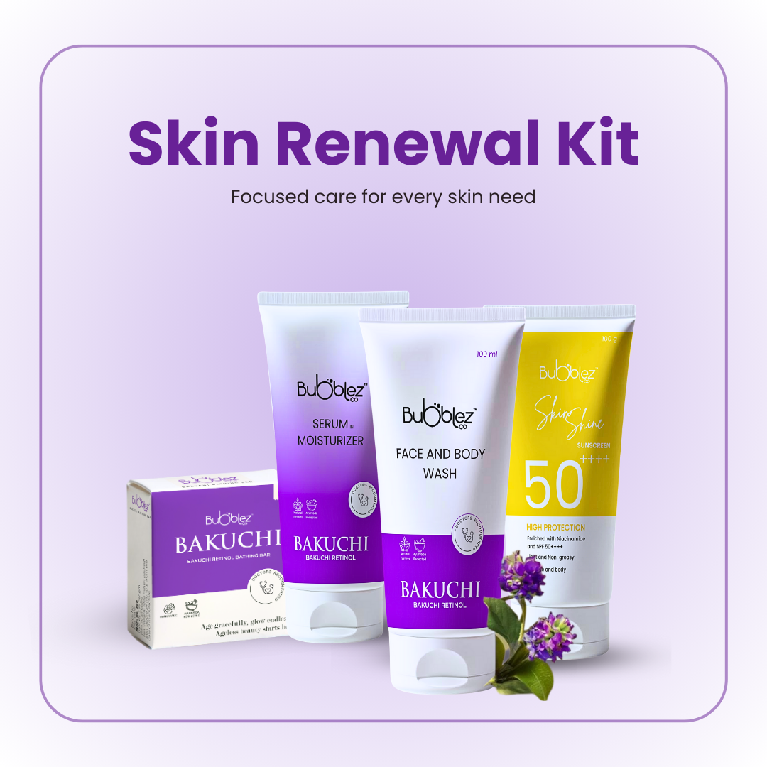 Bakuchi + Retinol Face & Body Wash (2 in 1) | A modern ayurvedic Anti-Aging Cleanser for Youthful, Glowing Skin