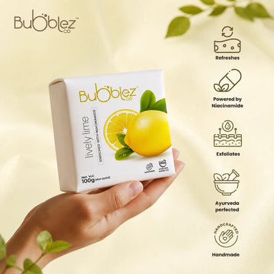 Lively Lime Bathing Bar | Refreshing Lime Soap for Fresh, Clear Skin Bubblez Cosmetics