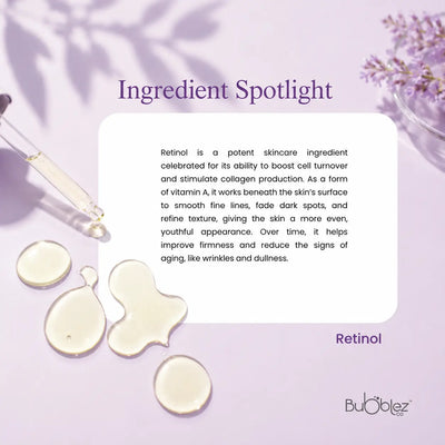 Retinol Anti-Aging Trio | 3-Step Skincare Routine to Reduce Fine Lines & Dark Spots Bubblez Cosmetics