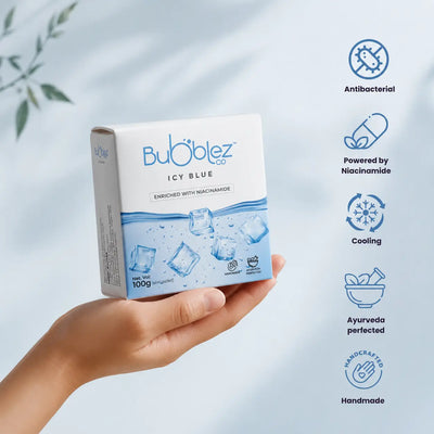 Icy Blue Cooling Bathing Bar | Mint Fresh Soap for Energized Skin – Bubblez Bubblez Cosmetics