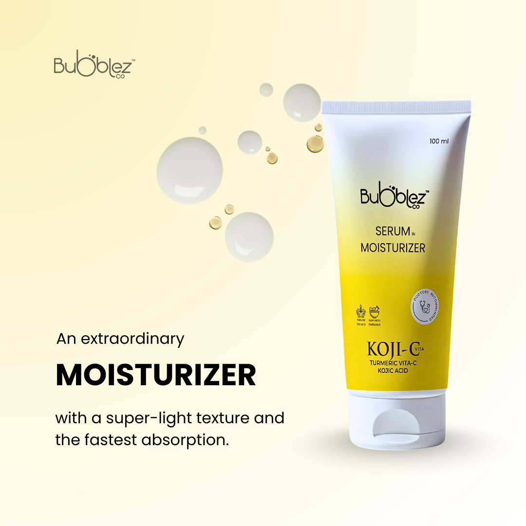Koji-C Serum in Moisturizer (2 in 1) | 2% Kojic Acid, Vitamin-C & Turmeric for Pigmentation & Bright Skin