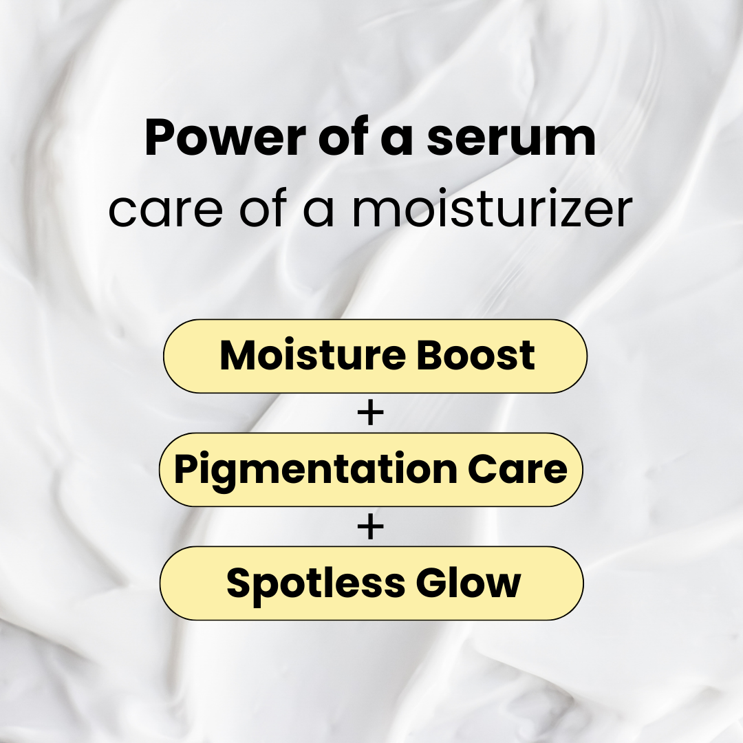 Koji-C Serum in Moisturizer (2 in 1) | 2% Kojic Acid, Vitamin-C & Turmeric for Pigmentation & Bright Skin