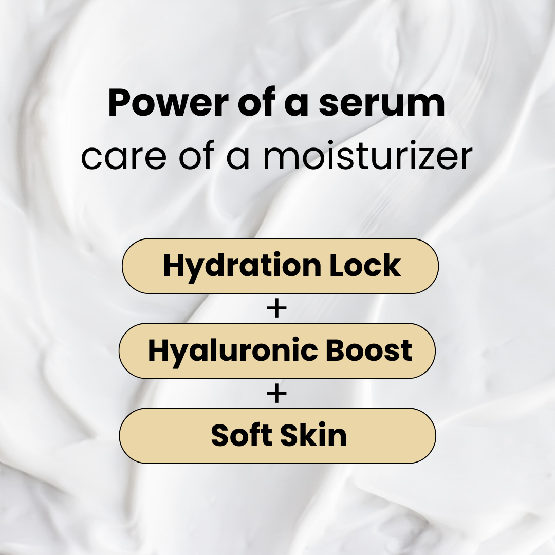 Hya-C Serum in Moisturizer (2 in 1) | Hyaluronic Acid, Chamomile & Vitamin-C Hydrating Serum for Radiant Skin