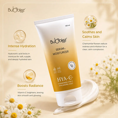 Hyaluronic Acid Serum Moisturizer | Bubblez Hya-C for Radiant, Dewy Skin Bubblez Cosmetics