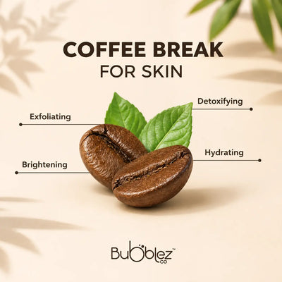 Coffee Break Bathing Bar | Exfoliating Coffee Soap for Soft, Smooth Skin Bubblez Cosmetics