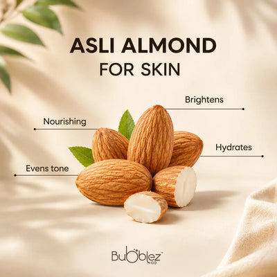Asli Almond Bathing Bar | Nourishing Almond Soap for Soft Glowing Skin Bubblez Cosmetics