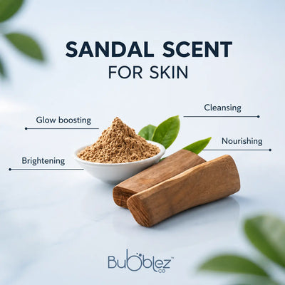 Sandal Scent Bathing Bar | Sandalwood Soap for Glowing Skin – Bubblez Bubblez Cosmetics