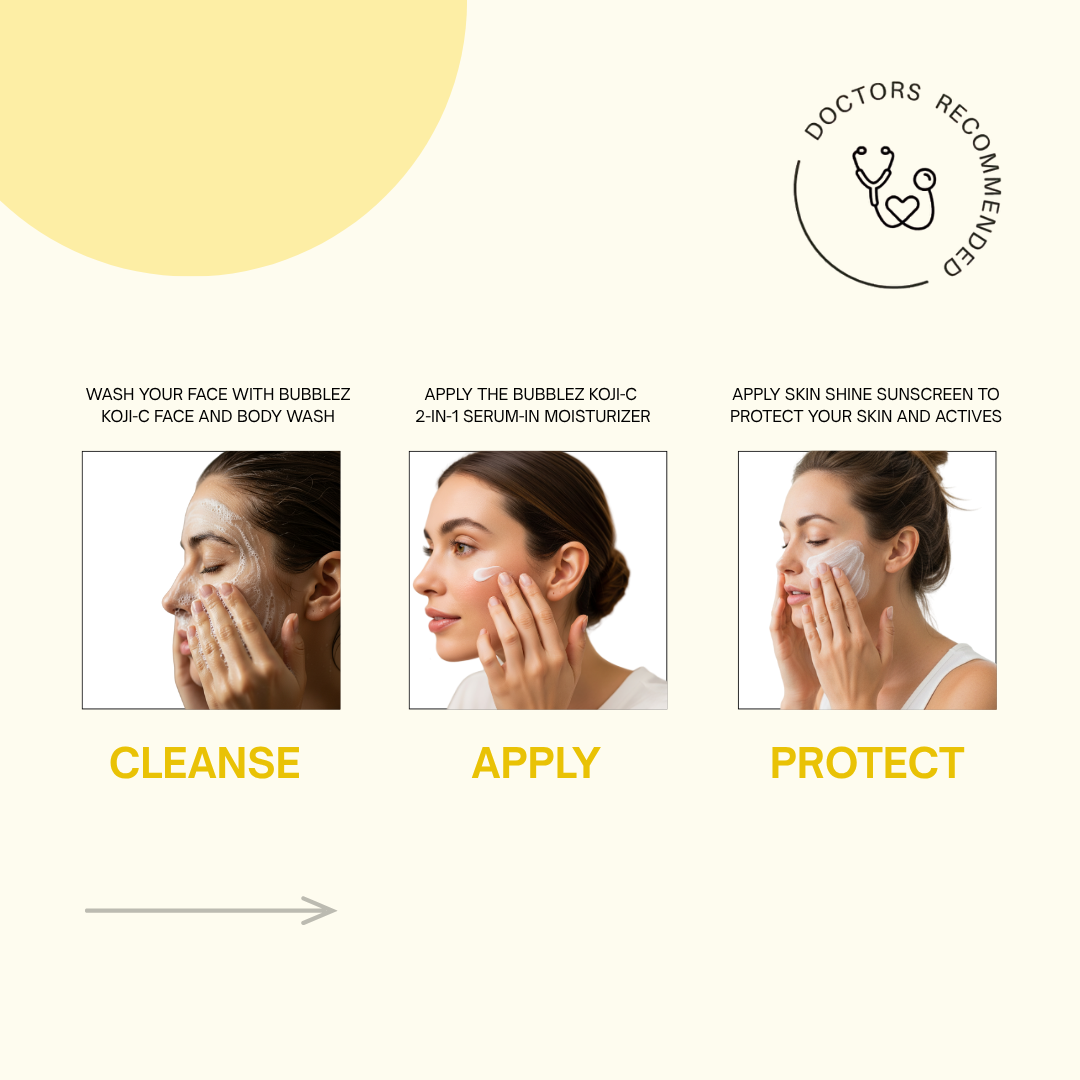 Spotless Skin Trio : 3-Step Routine to Fade Pigmentation, Brighten & Protect