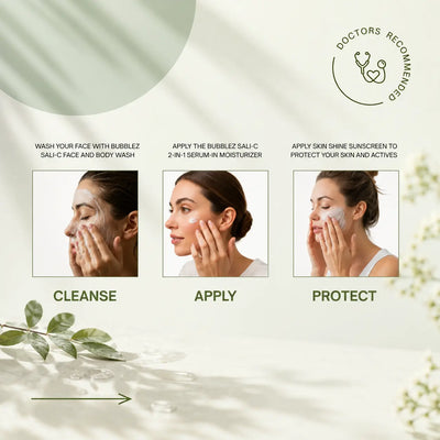 Acne Control Trio | 3-Step Salicylic Acid Skincare for Oily, Acne-Prone Skin Bubblez Cosmetics