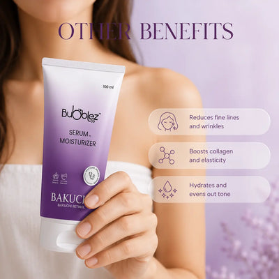 Bakuchi + Retinol Serum Moisturizer | Ayurvedic Retinol Serum for Youthful Skin Bubblez Cosmetics