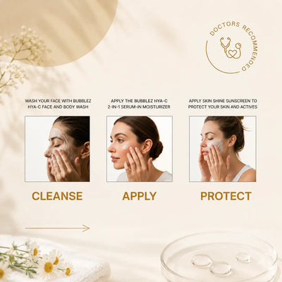 Hyaluronic Acid Hydrating Trio | 3-Step Routine for Bright, Dewy Skin Bubblez Cosmetics