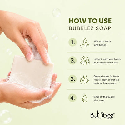 Klean Kera Coconut Bathing Bar | Hydrating Skin Glow Soap by Bubblez Bubblez Cosmetics