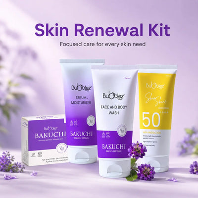 Bakuchi + Retinol Face & Body Wash (2 in 1) | A modern ayurvedic Anti-Aging Facewash for Youthful, Glowing Skin Bubblez Cosmetics