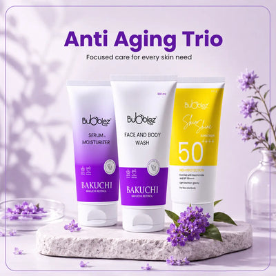 Retinol Anti-Aging Trio | 3-Step Skincare Routine to Reduce Fine Lines & Dark Spots Bubblez Cosmetics