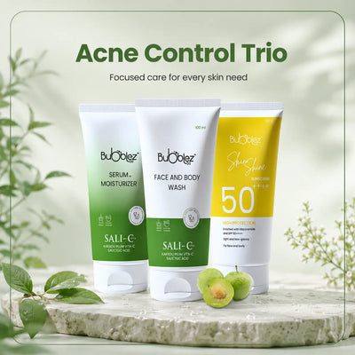 Acne Control Trio | 3-Step Salicylic Acid Skincare for Oily, Acne-Prone Skin Bubblez Cosmetics