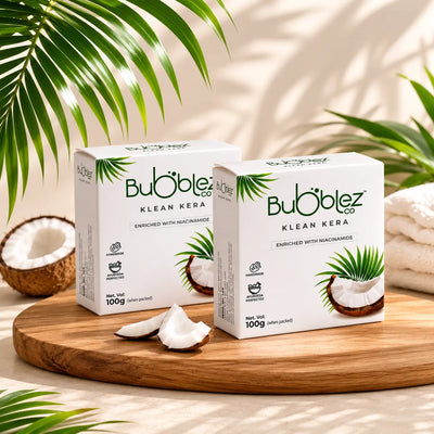 Klean Kera Coconut Bathing Bar | Hydrating Skin Glow Soap by Bubblez Bubblez Cosmetics