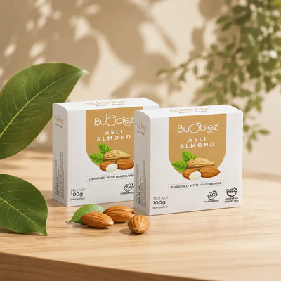 Asli Almond Bathing Bar | Nourishing Almond Soap for Soft Glowing Skin Bubblez Cosmetics