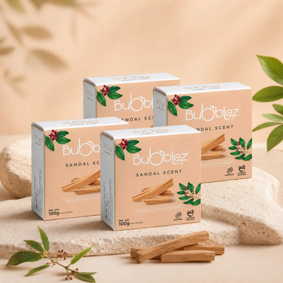 Sandal Scent Bathing Bar | Sandalwood Soap for Glowing Skin – Bubblez Bubblez Cosmetics
