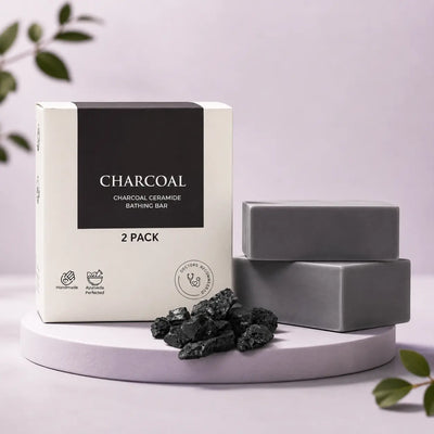 Charcoal Ceramide Bathing Bar | Activated Charcoal Soap for Skin Detox, Deep Cleansing & Clear Skin Bubblez Cosmetics