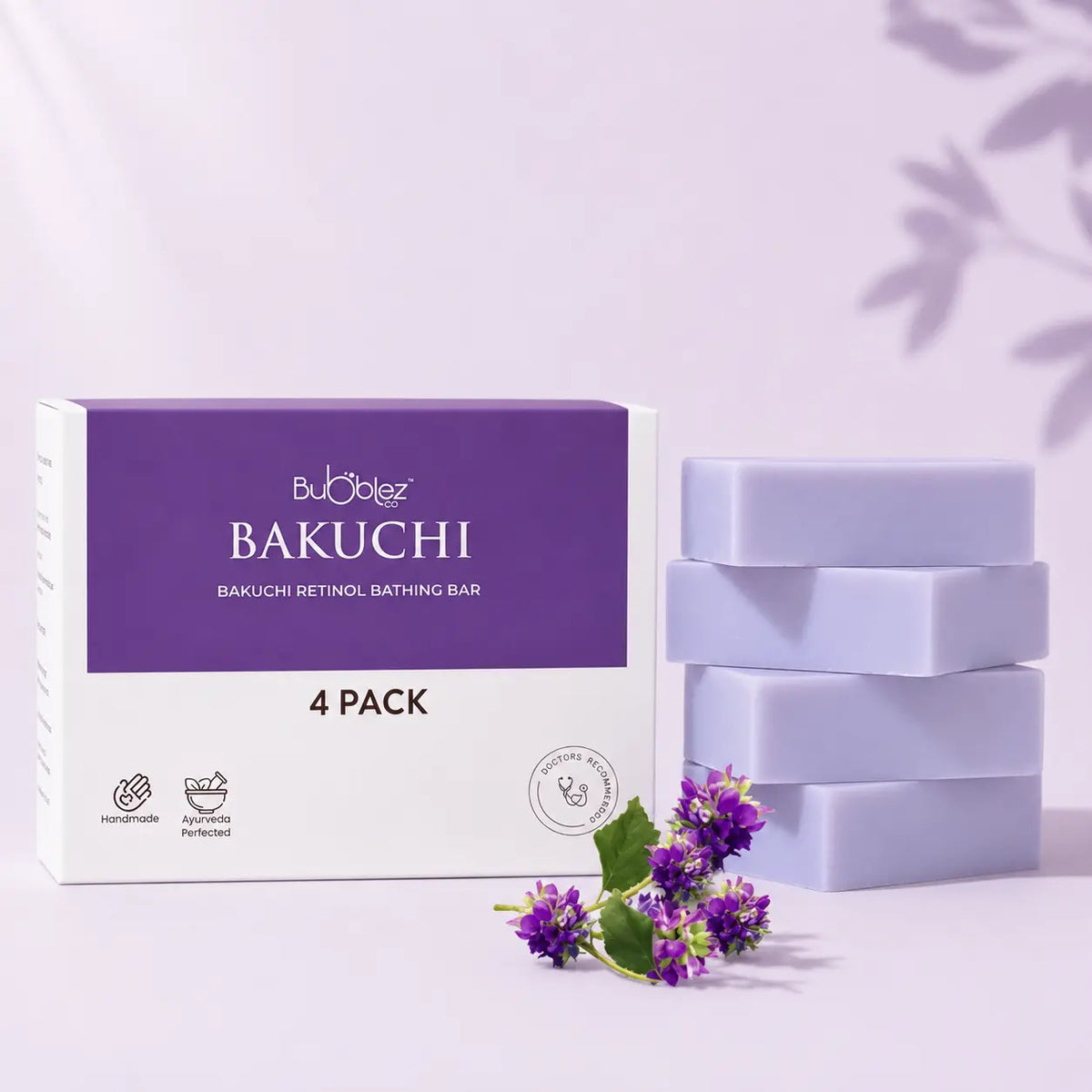 Bakuchi + Retinol Bathing Bar | A modern ayurvedic Anti-Aging Soap for Youthful, Glowing Skin Bubblez Cosmetics