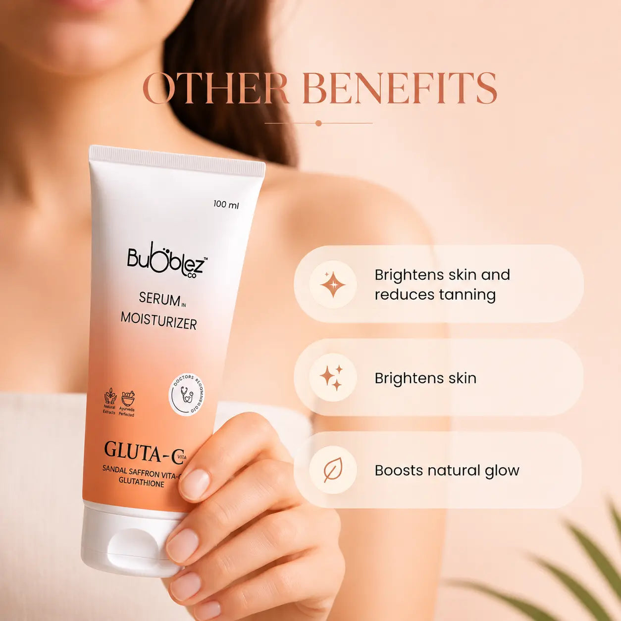 Bubblez Gluta-C Glutathione Serum Moisturizer