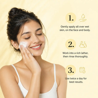Koji-C Face & Body Wash | Advanced Kojic Acid Face Wash for Pigmentation, Dark Spots & Brighter Skin Bubblez Cosmetics