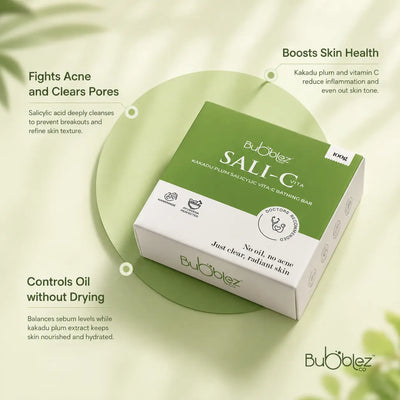 Sali-C Bathing Bar | Salicylic Acid Soap for Acne-Prone, Oily & Pimple-Free Skin Bubblez Cosmetics