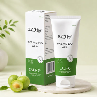 Sali-C Face & Body Wash (2 in 1) | Salicylic Acid Body Wash for Acne-Free Skin Bubblez Cosmetics
