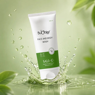 Sali-C Face & Body Wash (2 in 1) | Salicylic Acid Body Wash for Acne-Free Skin Bubblez Cosmetics
