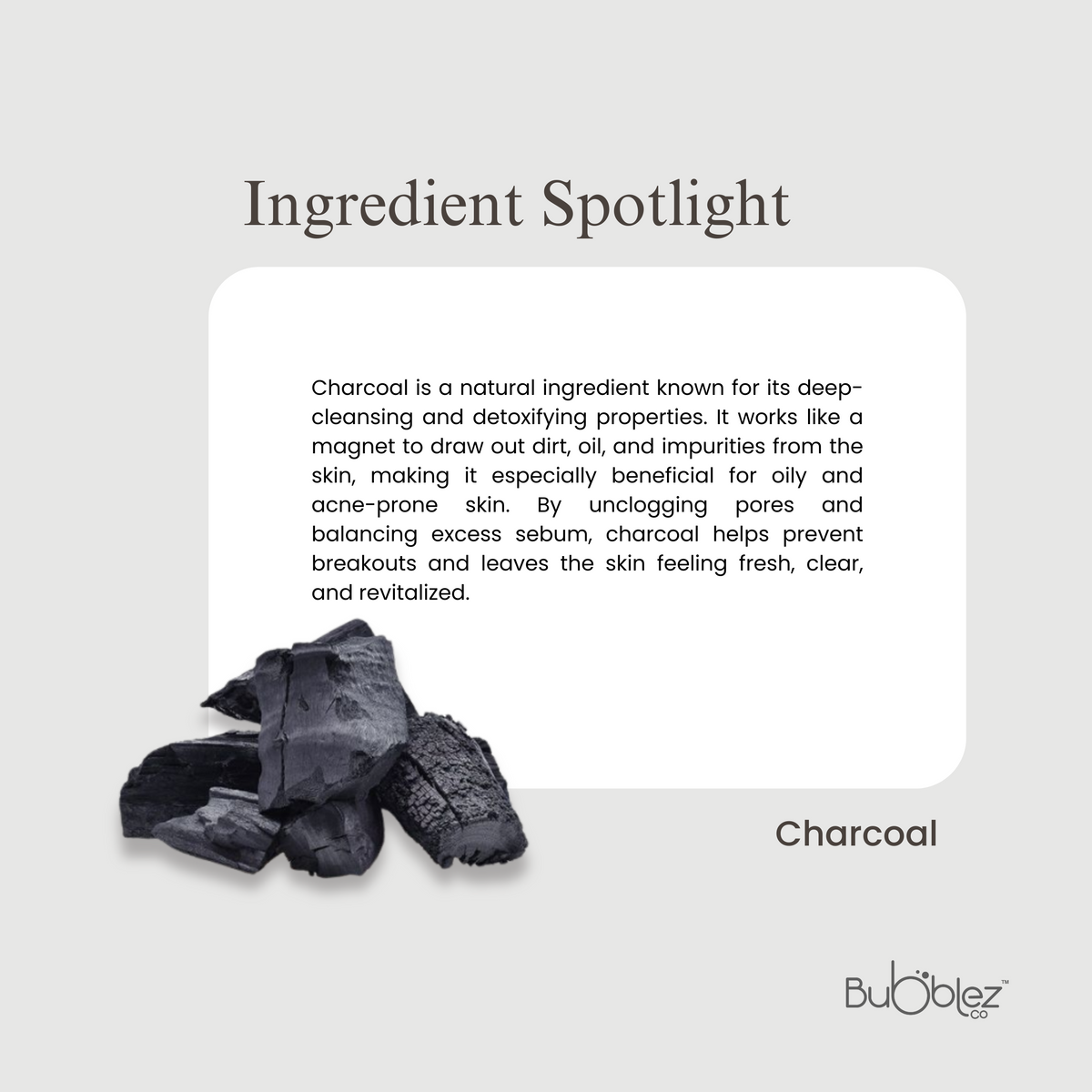 Charcoal Ceramide Bathing bar