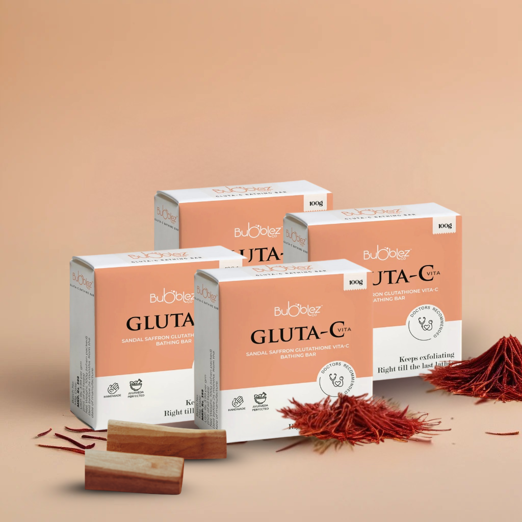 Gluta-C Glutathione Sandal Saffron Vitamin-C Bathing bar