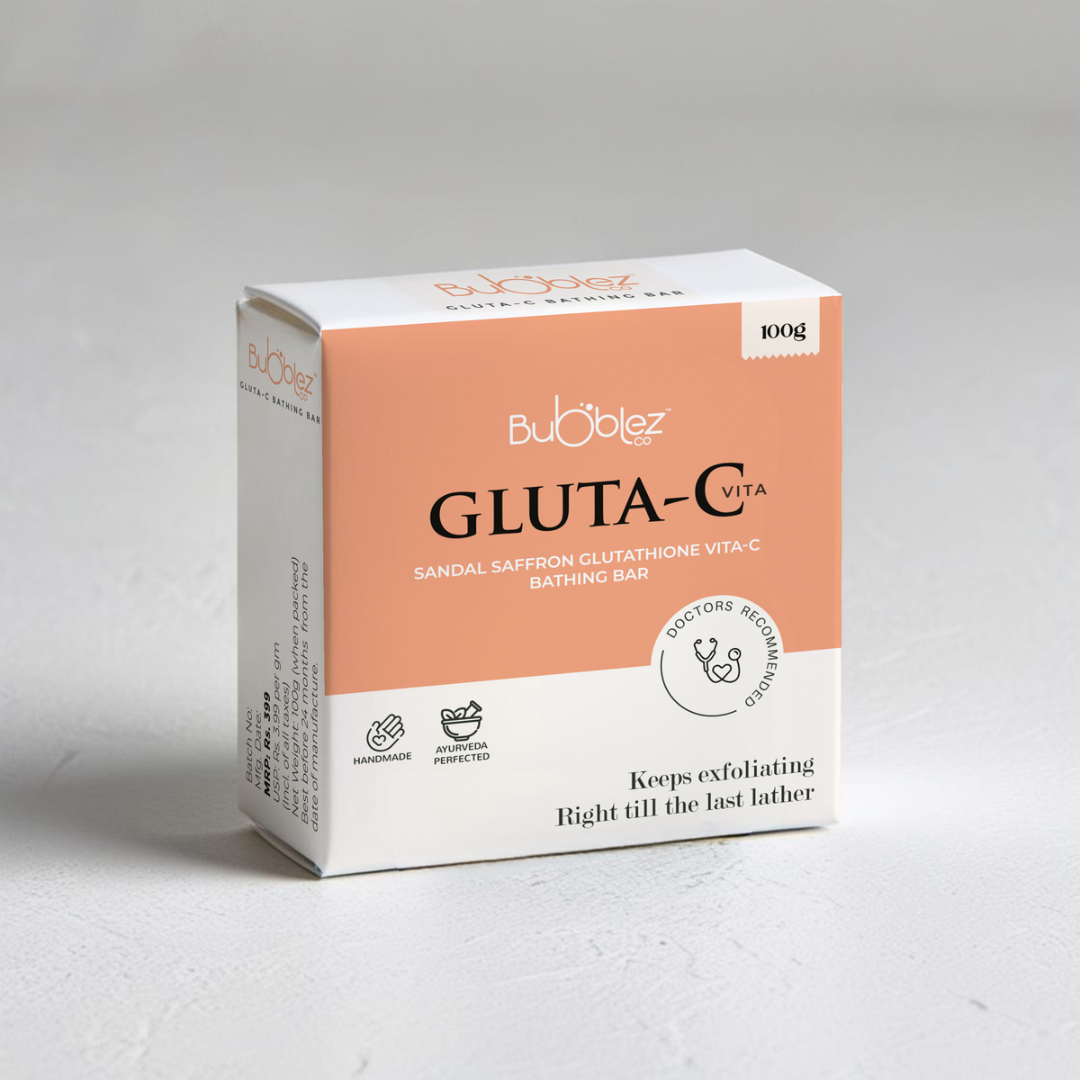 Gluta-C Glutathione Sandal Saffron Vitamin-C Bathing bar