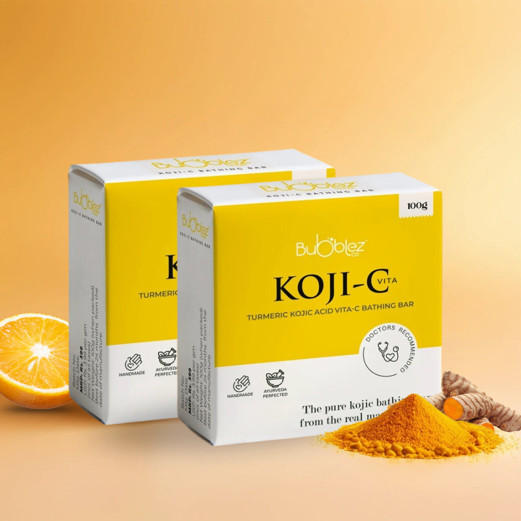 Koji-C 2% Kojic acid Vitamin-C Turmeric Bathing bar