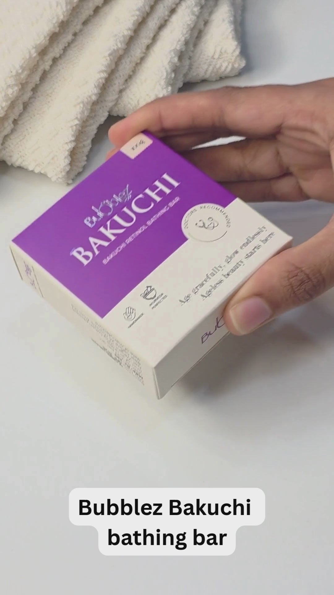 Bakuchi + Retinol Bathing Bar | A modern ayurvedic Anti-Aging Soap for Youthful, Glowing Skin Bubblez Cosmetics