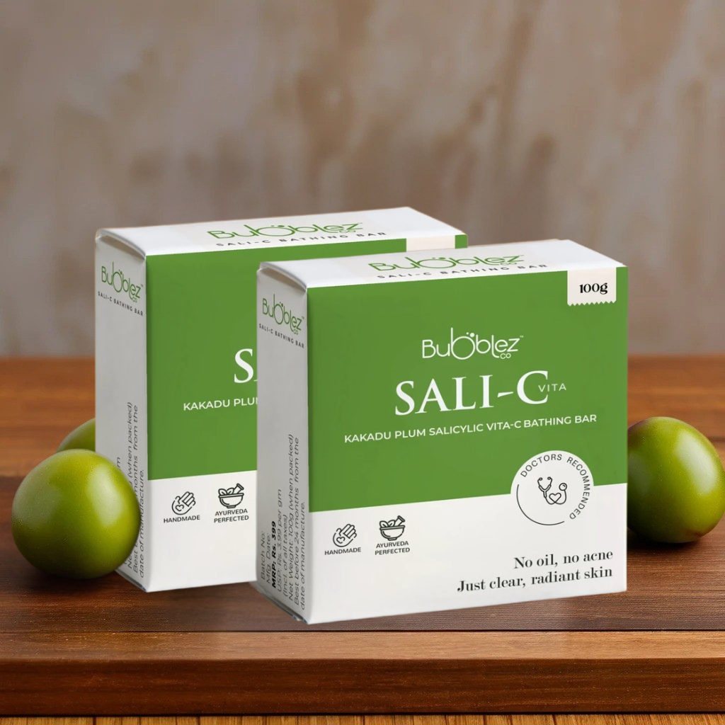 Sali-C Salicylic acid Kakadu plum Vitamin-C Bathing bar