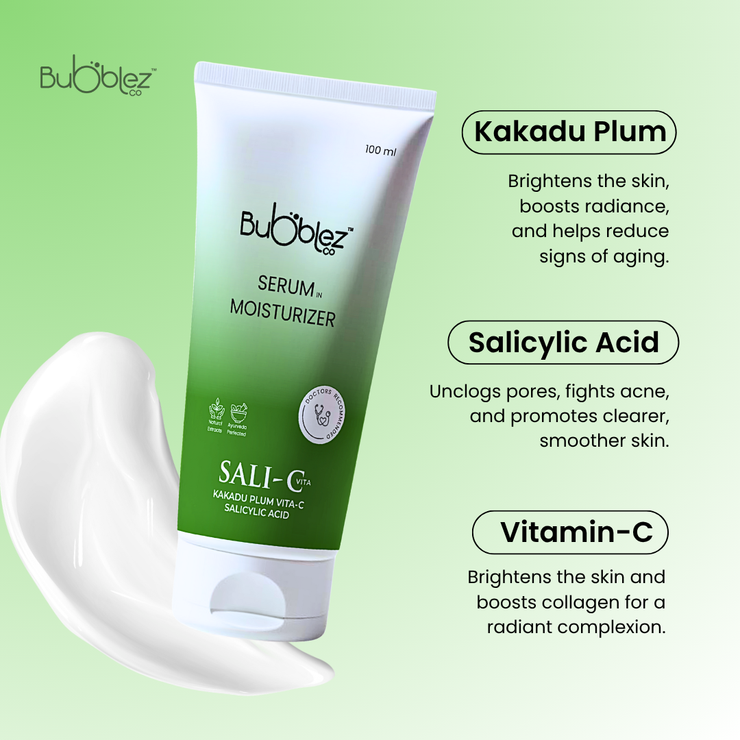 Sali-C Serum in Moisturizer (2 in 1) | Salicylic Acid Serum for Acne-Prone, Oily & Pimple-Free Skin