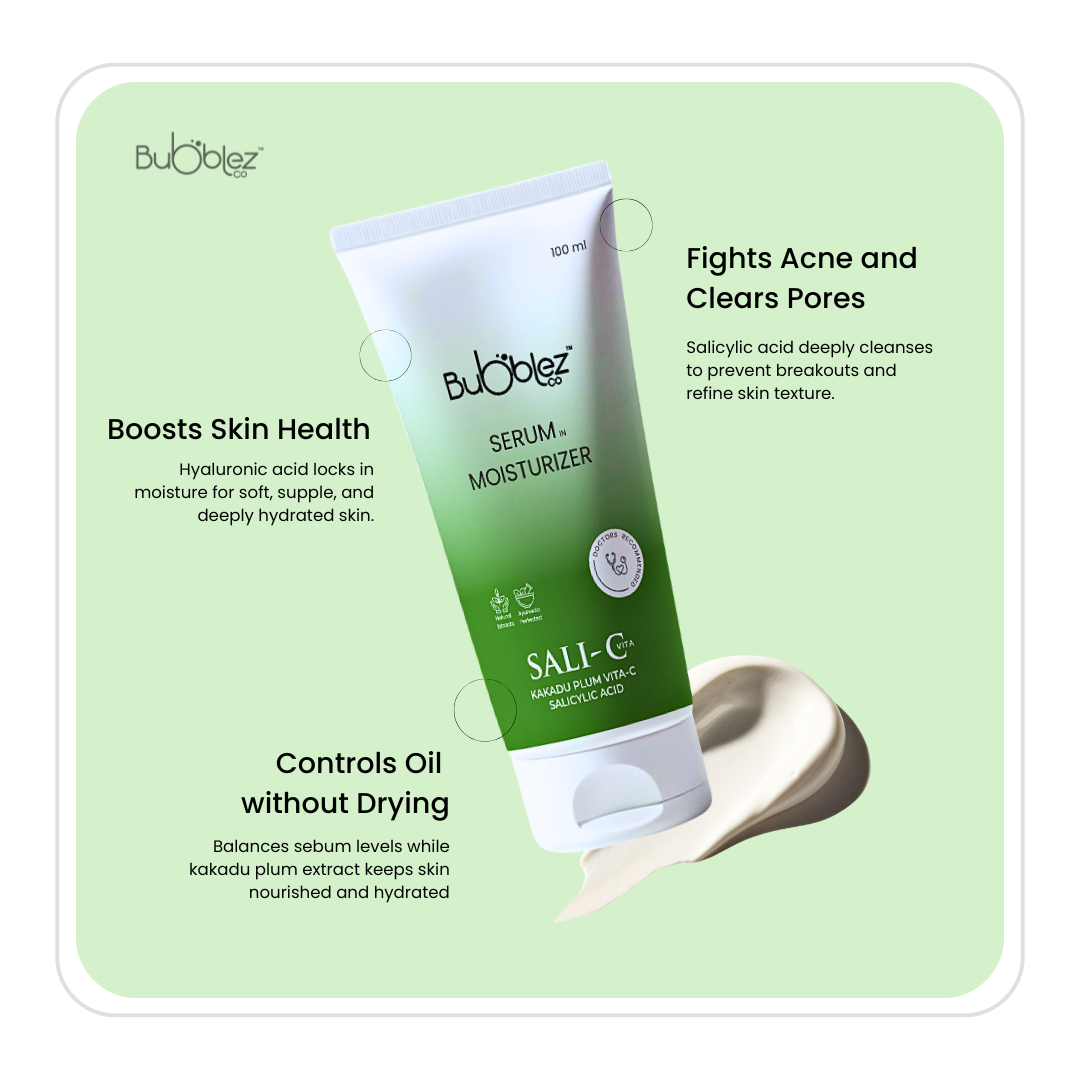 Sali-C Serum in Moisturizer (2 in 1) | Salicylic Acid Serum for Acne-Prone, Oily & Pimple-Free Skin