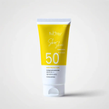 Skin Shine Pure Physical Sunscreen SPF 50++++ | Broad-Spectrum Physical Sunscreen Enriched with Niacinamide and Hyaluronic Acid for Skin Protection & Brightness (100 g) Bubblez Cosmetics